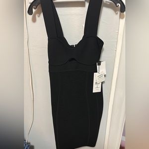 Mini black dress by Herve Leger, never worn